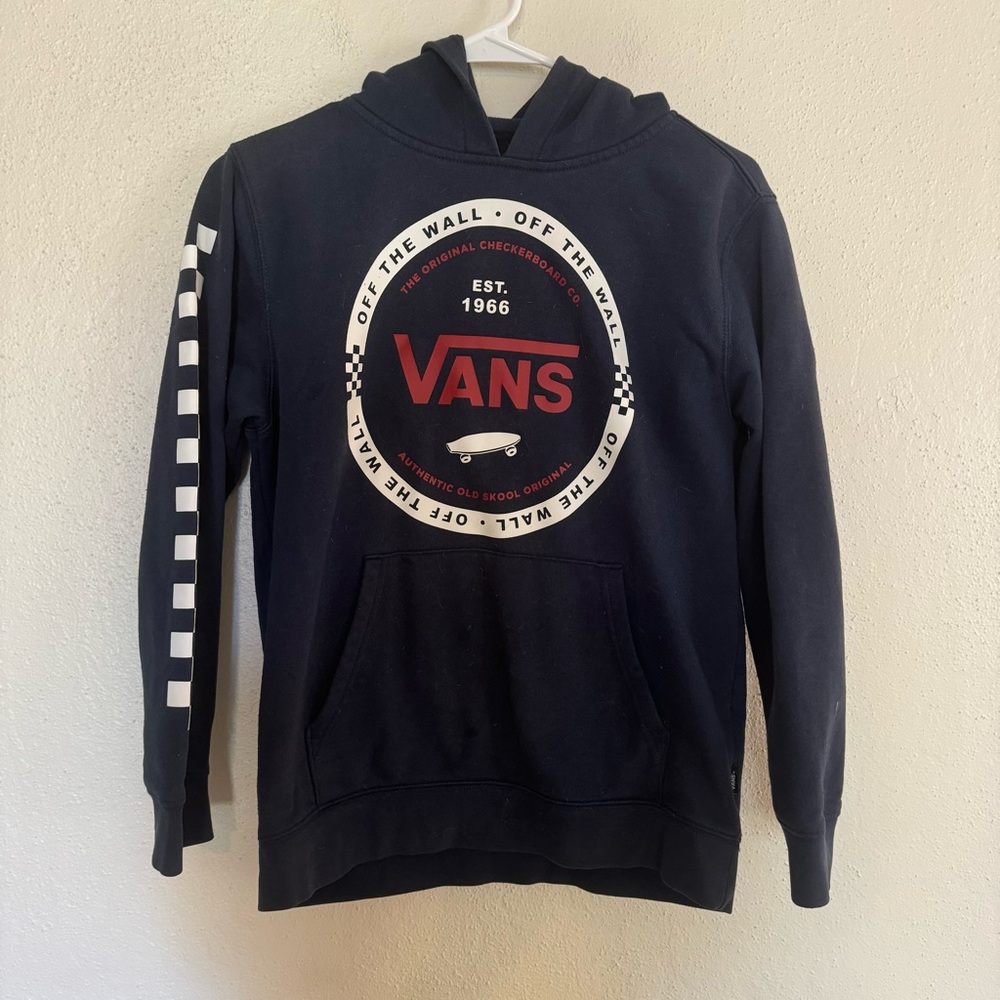 Vans Boys Navy Hoodie